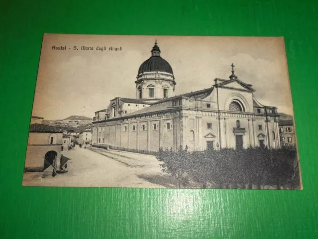 Cartolina Assisi - S. Maria degli Angeli 1920 ca.