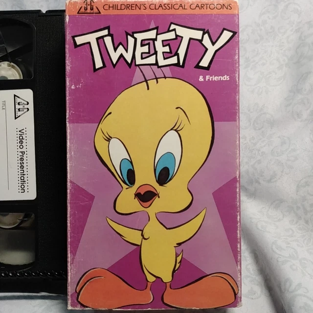 TWEETY BIRD & Friends VHS Video Tape Looney Tunes Tale Two Kitties ...