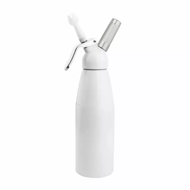 Vogue Whipped Cream Dispenser Metal 1Ltr 335(H)x 110(W)x 94(D) mm