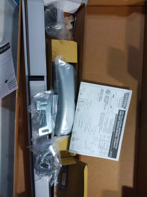 Device Exit Panic Bar Push Door Hardware,  UL-Listed 2-7/16 in. Aluminum Rim