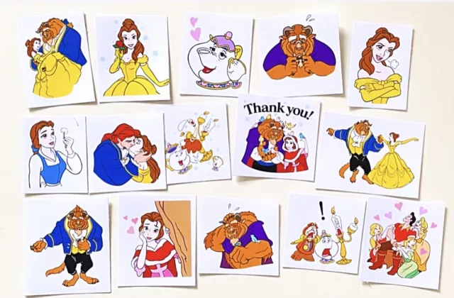 Disney Beauty And The Beast Stickers Princess Belle Disney