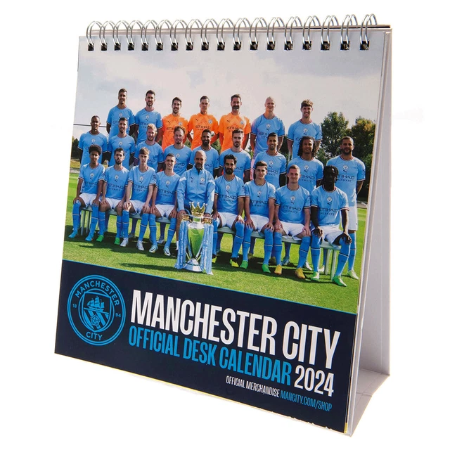 MANCHESTER CITY FC 2025 Desk Calendar (Official Merchandise