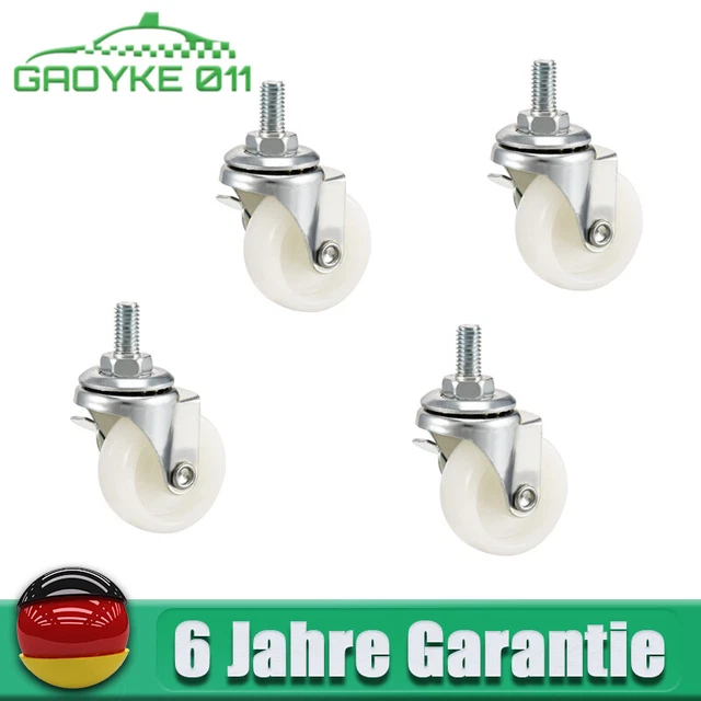 4 X Stück Möbelrollen Ohne Bremse Räder Laufrollen 40 Mm In Niedersachsen - Verden - Foto 10