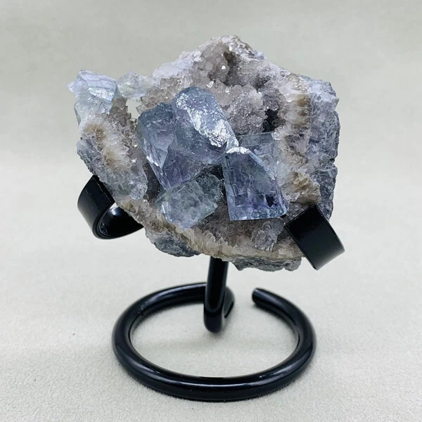 103g Natural Green fluorite Quartz Crystal Cluster mineral specimens healing+sta