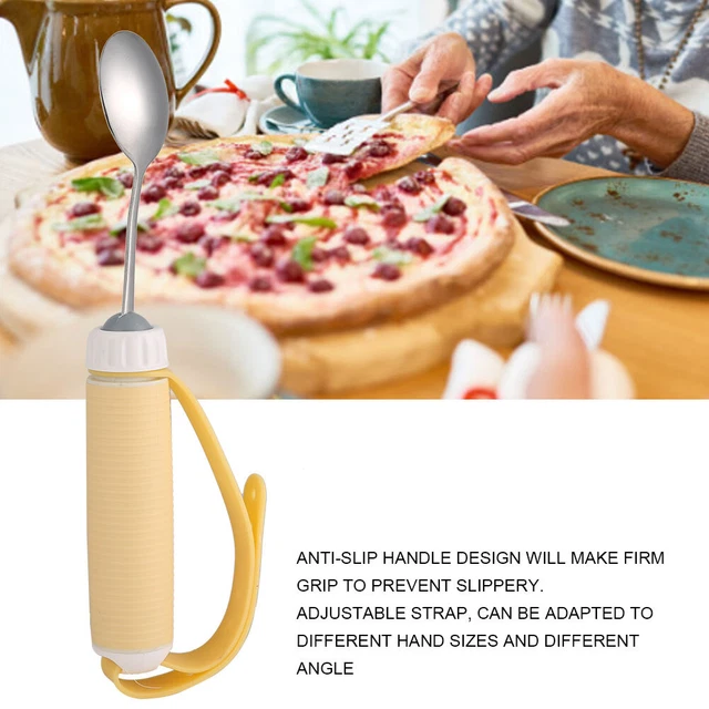 Arthritis Elder Utensil Removable Flexible Rotating Eating Disabled Patient FAT