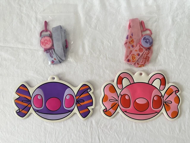 RARE VINTAGE 2 Tokyo Disney Pass/Card Case Stitch Angel Halloween 2007 ...