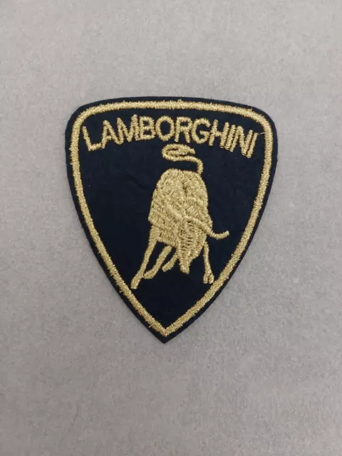 Toppa Lamborghini Patch Ricamata Termoadesiva Auto