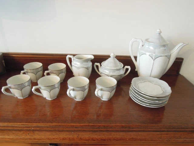 Dinette vintage = service thé / café Fillette & chaton - Collection