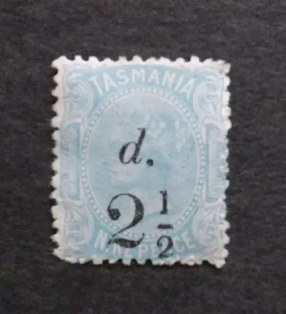 TASMANIA 1891 .2½ d on 9d Pale Blue SG169 ? LMM