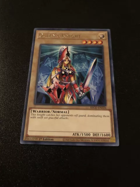 Yugioh! Queen's Knight - KICO-EN026 - Rare - 1st Edition Near Mint, English