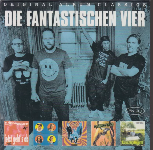 Die Fantastischen Vier / Jetzt geht’s ab, 4 gewinnt, Megavier, ua (5 CDs,NEU)   