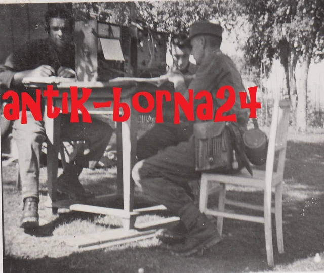Foto WH 3. Gebirgs-Division Funker Funkgerät Radio Gebirgsjäger Geb.Jg.  *158