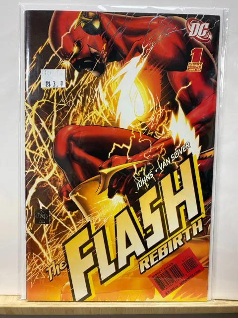 Flash: Rebirth #1 Geoff Johns Ethan Van Sciver 2009 series VF+