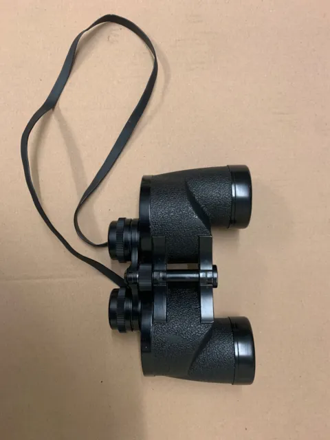 Scope Model 3812 7x50 extra wide angle binoculars, amber coated optics , case