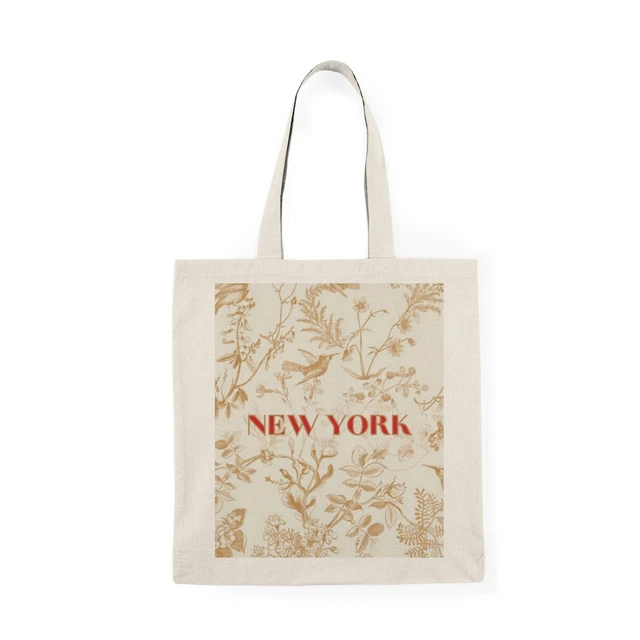 NEW YORK travel city toile canvas tote bag