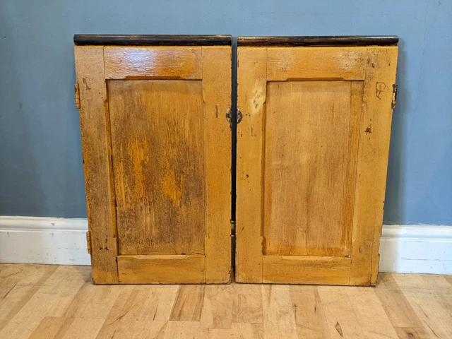 Pair of Reclaimed Antique Chapel Pew end doors - More available