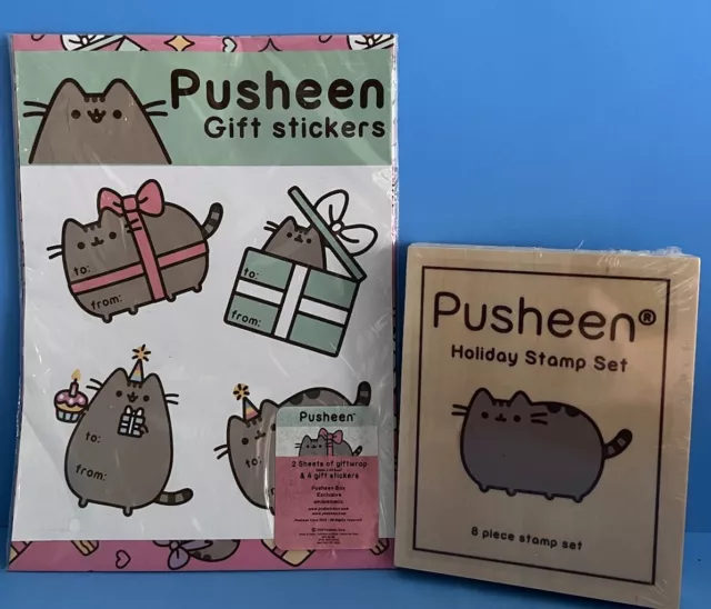 PUSHEEN THE CAT Stickers x 4 Piece Sticker Pack