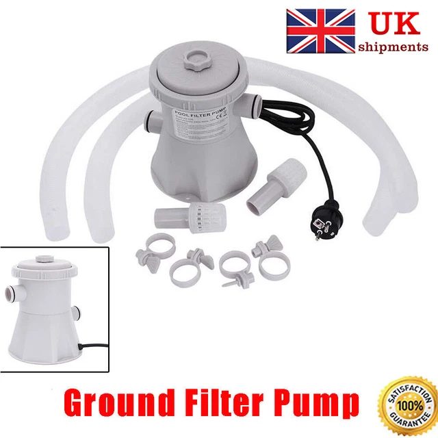 GROUND SWIMMING POOL Water Cleaner Electric Filter Pump 15W 220V Above