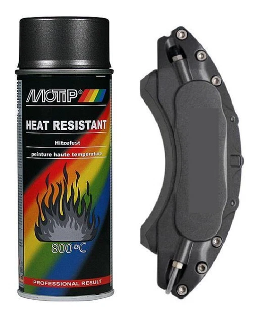 MATT DARK GREY Brake Caliper Paint Spray Aerosol 400ml (CP/4037