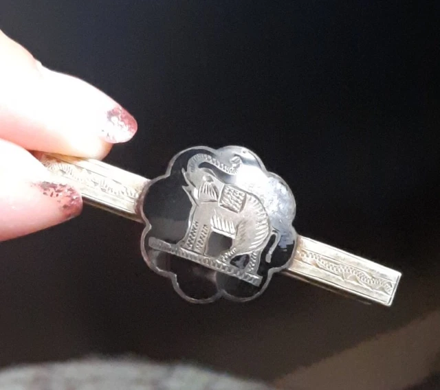 PINCE DE CRAVATE Art Deco En Argent Avec Poincon EUR 14,90 - FR