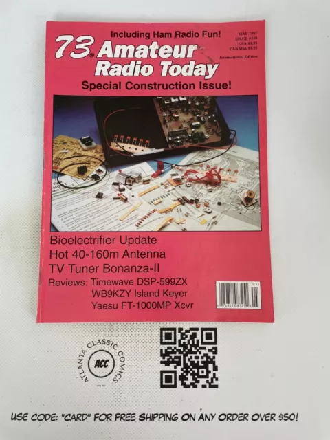 Amateur Radio Today 73 May 1997 International Edition Magazine Ham 3 J215