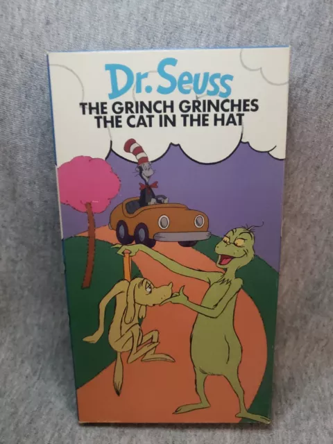 RARE! THE GRINCH Grinches The Cat In The Hat, 1971 (VHS, 1997) Dr ...