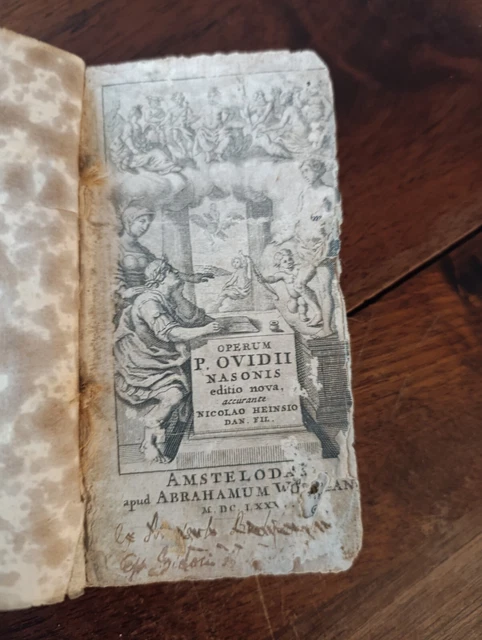 PICCOLO LIBRO 1684 Ovidio Amsterdam Abrahamum Wolfgang EUR 13,00 ...