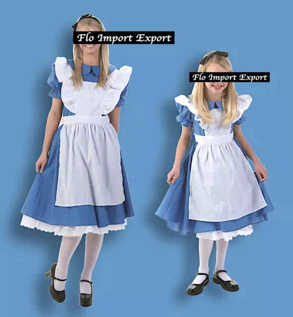 ALICE VESTITO CARNEVALE Donna Bambina Child Woman Alice Cosplay Costume  ALICE01 EUR 119,00 - PicClick IT