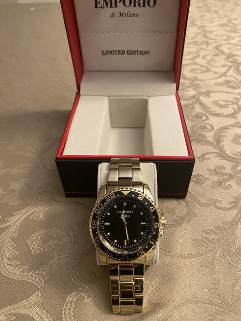 EMPORIO WATCH MENS limited EDITION di milano 3355 SKELTON Working
