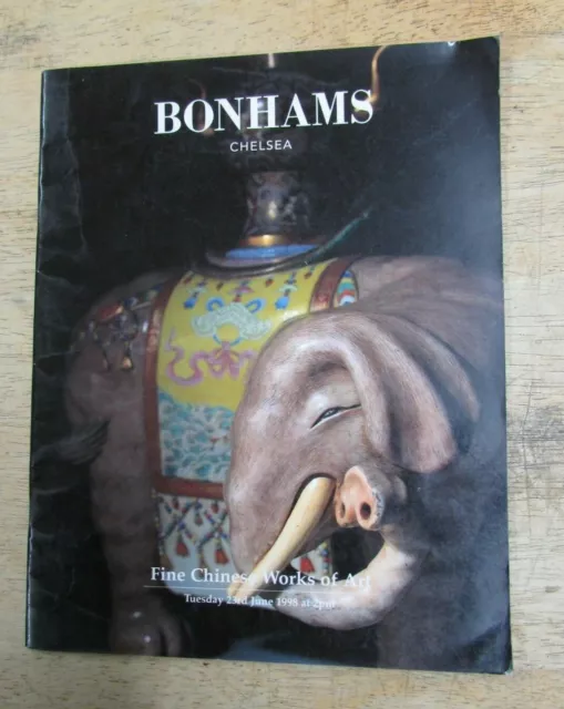 Bonhams Tuesday  23Rd June 1998 Fine Chinese Works Of Art Chelsea- £3.25 Uk Post