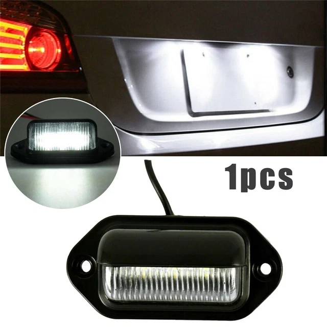 Éclairage LED Pour Plaque D'immatriculation - Lot De 2, 12-24V, étanche, Pour Bateau, Camping-car, Remorque - 4