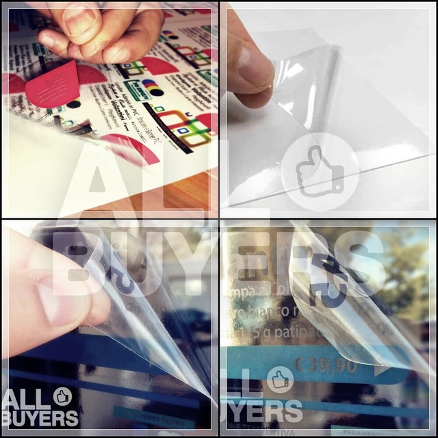 Evergreen Goods™ - Etichette Adesive Rotonde Pretagliate, Formato A4, Lucide, Trasparenti, 45 Mm (20 Etichette Per Foglio, 200 In Totale), 10 Fogli, Stampabili A Getto D'inchiostro, Autoadesive, In - Foto 2