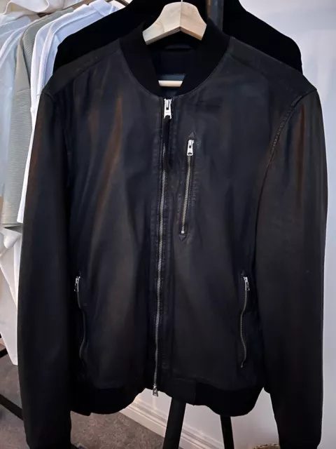 all saints kino leather jacket