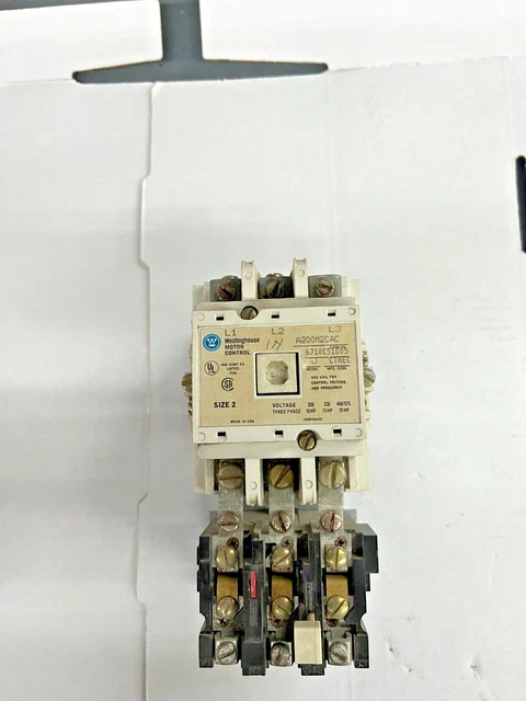 westinghouse a200m2cac motor control
