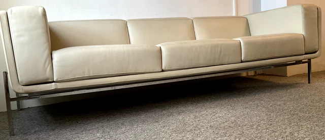 EERO SAARINEN General Motors 3 Seat Leather Sofa & Chair Design Icon UK Delivery 3