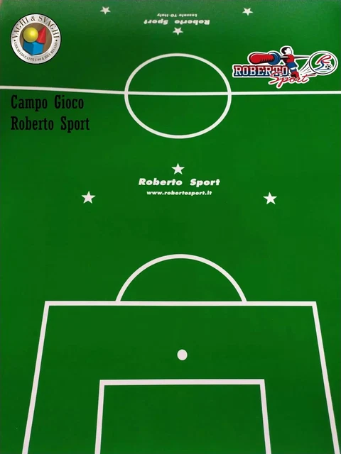Asta Passante 2 Ometti Rossi o Blù per Calcio Balilla