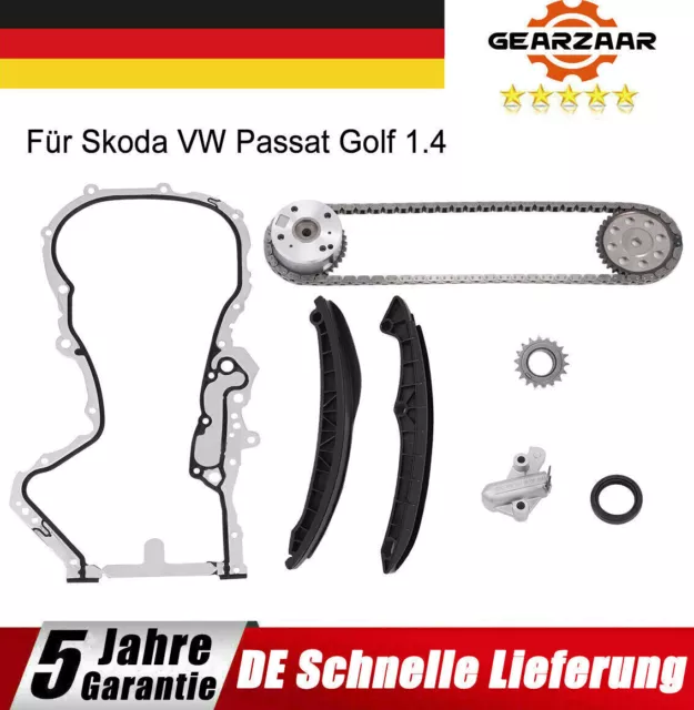 Steuerkettensatz Kettenspanner für Skoda VW Passat Golf 1.4 TSI 1.6L CAV CTH CAX