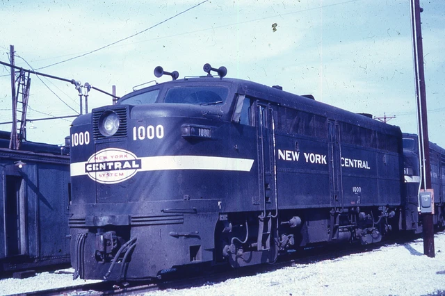 Duplicate  Train Slide New York Central FA #1000 East St Louis
