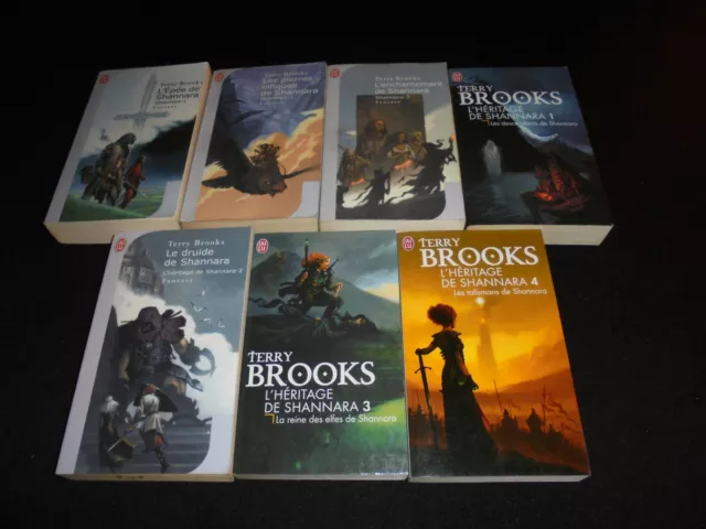 Terry Brooks : Cycle Shannara + Les descendants de Shannara Editions J'ai Lu