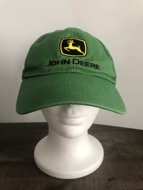 JOHN DEERE "Nothing Runs Like a Deere" Green Adjustable Hat Cap