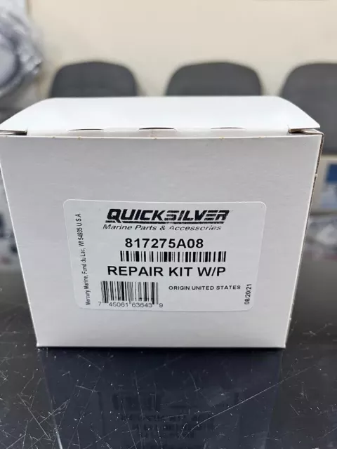 Quicksilver Marine Parts Pn 817275A08 Repair Kit Water Pump