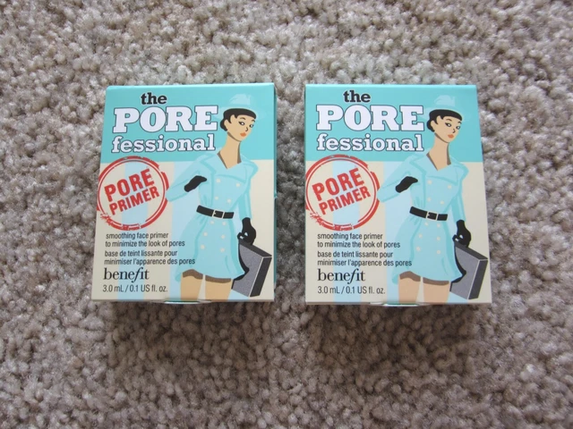 Lot (2) Benefit Cosmetics POREfessional Pore Primer face primer travel mini