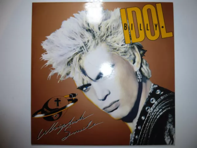 Billy Idol – 'Whiplash Smile' 12" vinyl album LP. 1986 UK A1/B1. EX+/NM