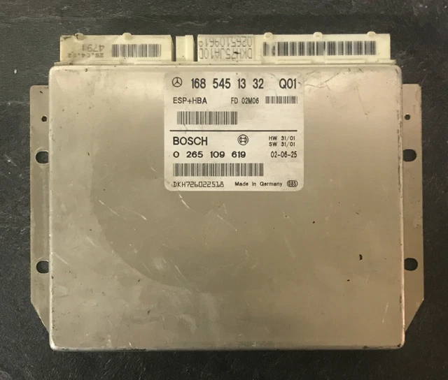 MERCEDES CALCULATEUR ABS ESP BAS 1685451332 Bosch 0265109619 EUR 45,00 ...