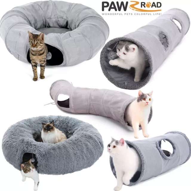 PAWZ Road Cat Tunnel Tube Rabbit Toys Foldable Exercise Pet Kitten Tunnel Toys