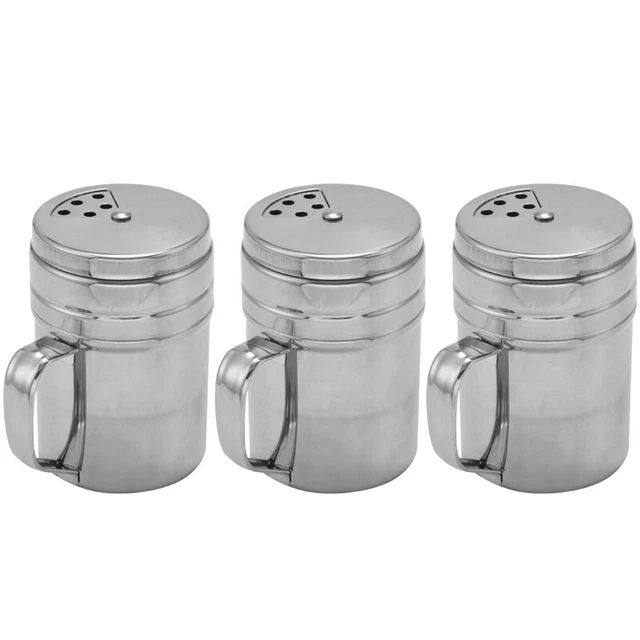 3 piezas condimento con mango acero inoxidable agitador de especias metal versátilN6