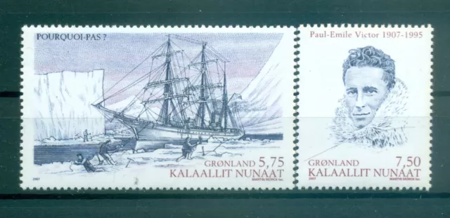 Groenland   2007 - Y & T n. 475/76 - Paul-Emile Victor  (Michel n. 496/97)