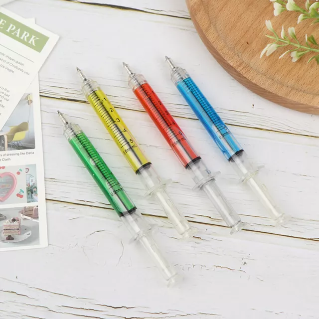 1pcs Injection Type Ball Point Pen Liquid Pen School Supplies Nurse Syringe Pen