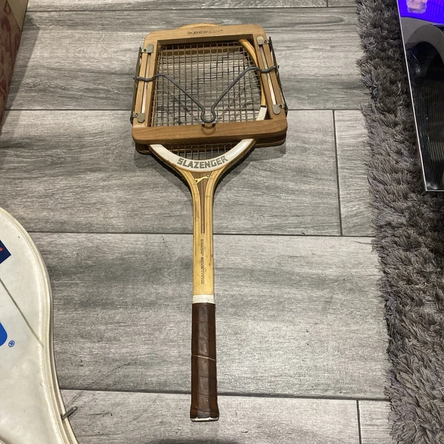 Slazenger Challenge Racket WOODEN SLAZENGER CHALLENGE Junior Tennis Racket With Vintage Dunlop ...