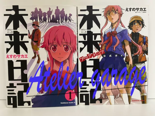 Future Diary Mirai Nikki Official Guide Art Book Japan Anime